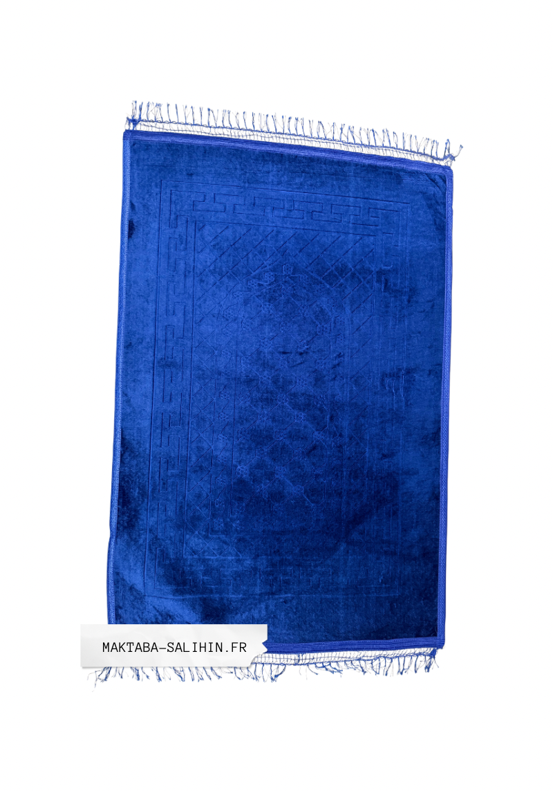 Tapis de prière bleu royale