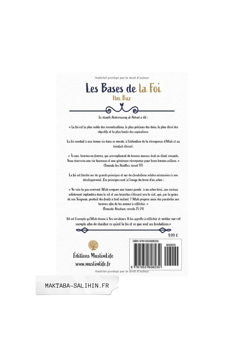 Les bases de la foi - ibn Baz