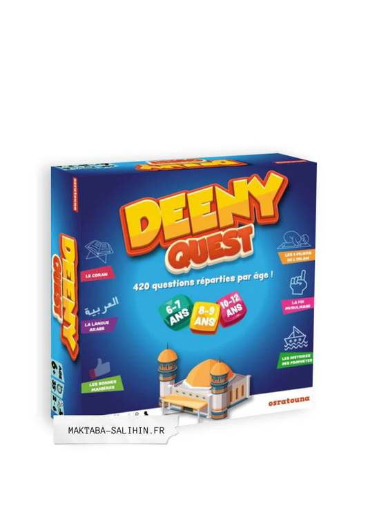 DEENY QUEST – Jeu éducatif islam 420 questions